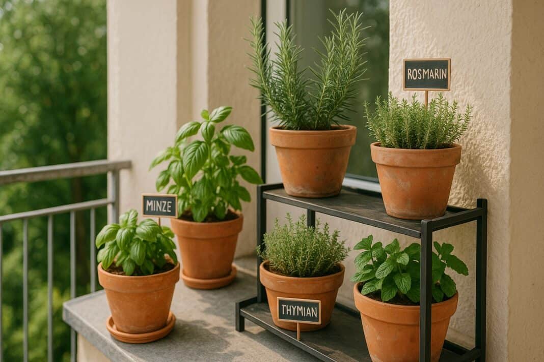 Kleines Kräuterparadies auf dem Balkon – frisch, grün und aromatisch