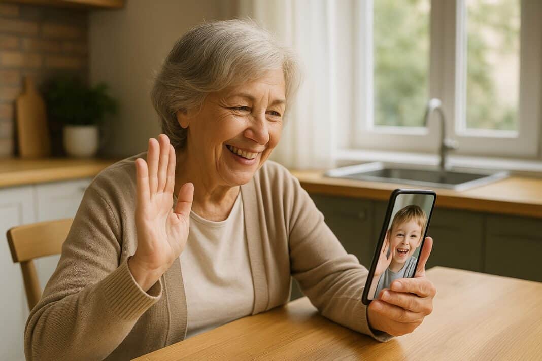 Nähe trotz Entfernung – Oma ruft per Video an