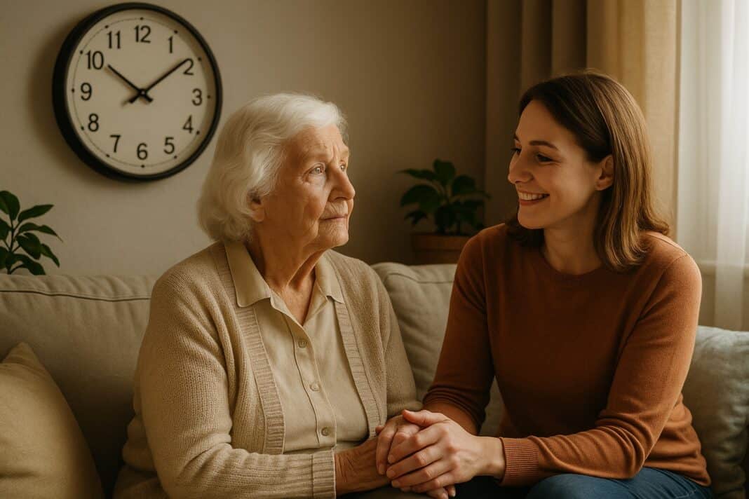 Vertrauen, wenn die Zeit verrinnt – ein stiller Moment der Verbundenheit